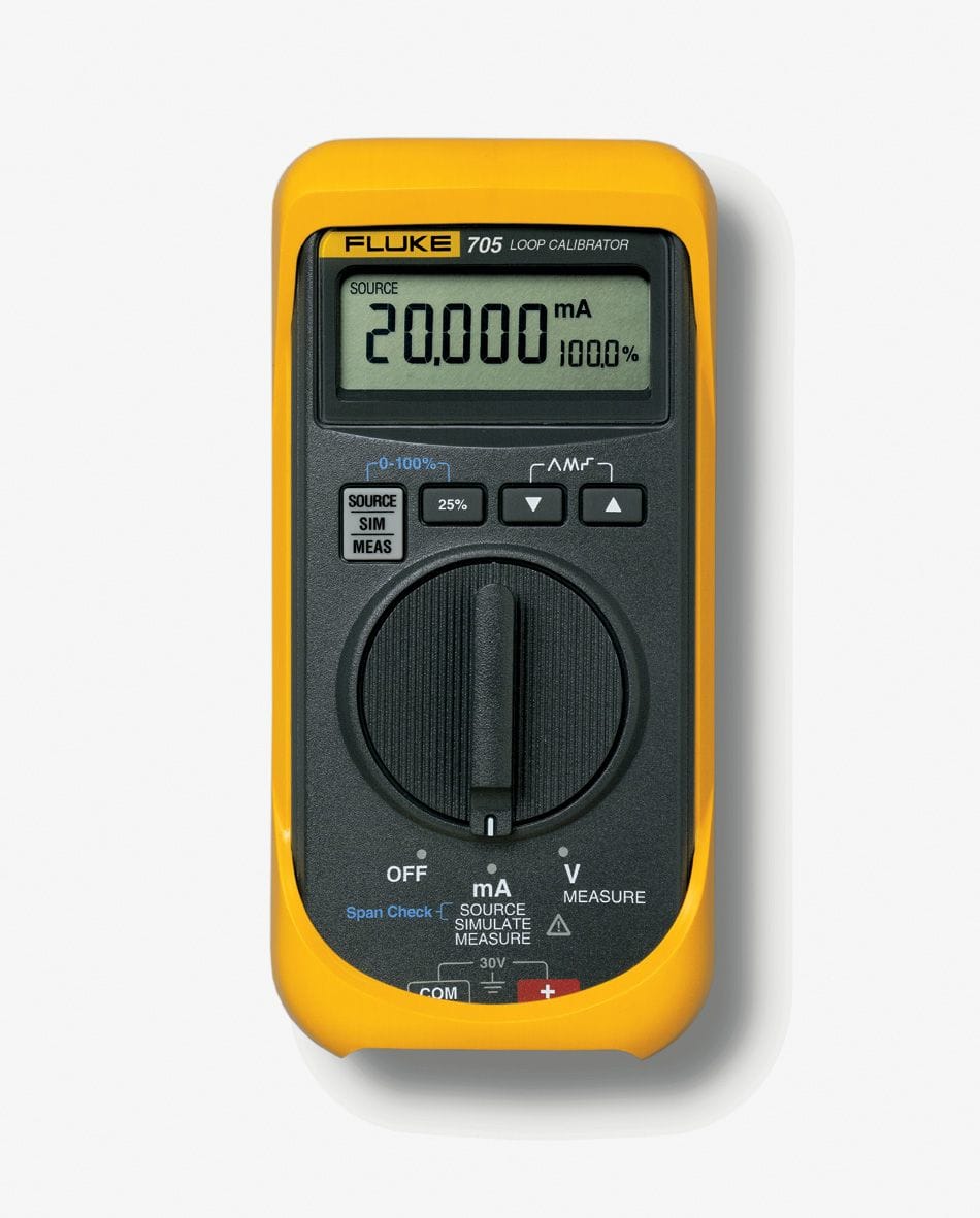 Fluke - Fluke-705 Calibrateur de boucle 4-20 mA avec cordons, pinces crocodiles AC175