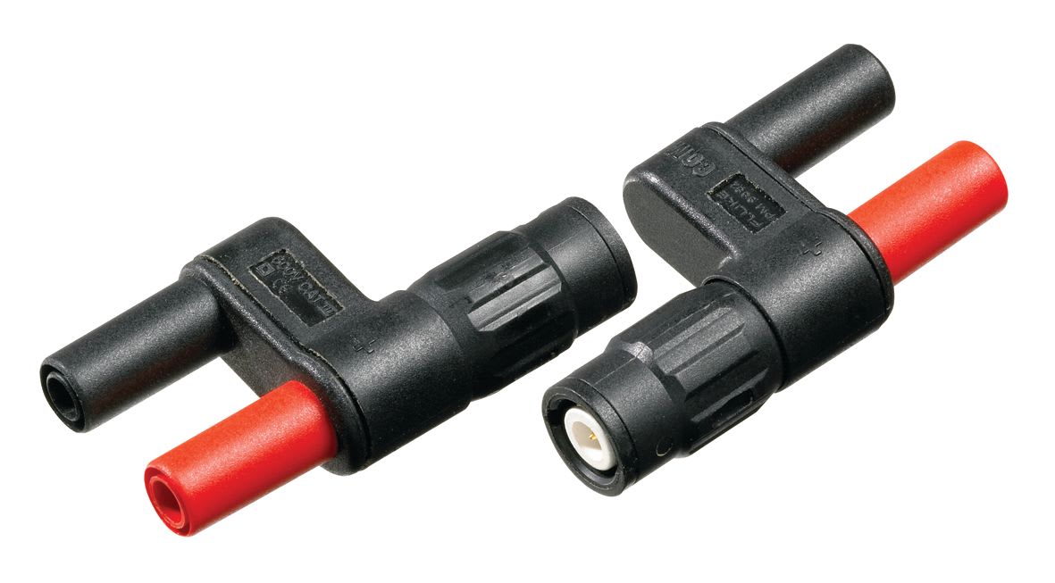 Fluke - PM9082/001 Adaptateur fiches bananes Femelles vers connecteur BNC Male