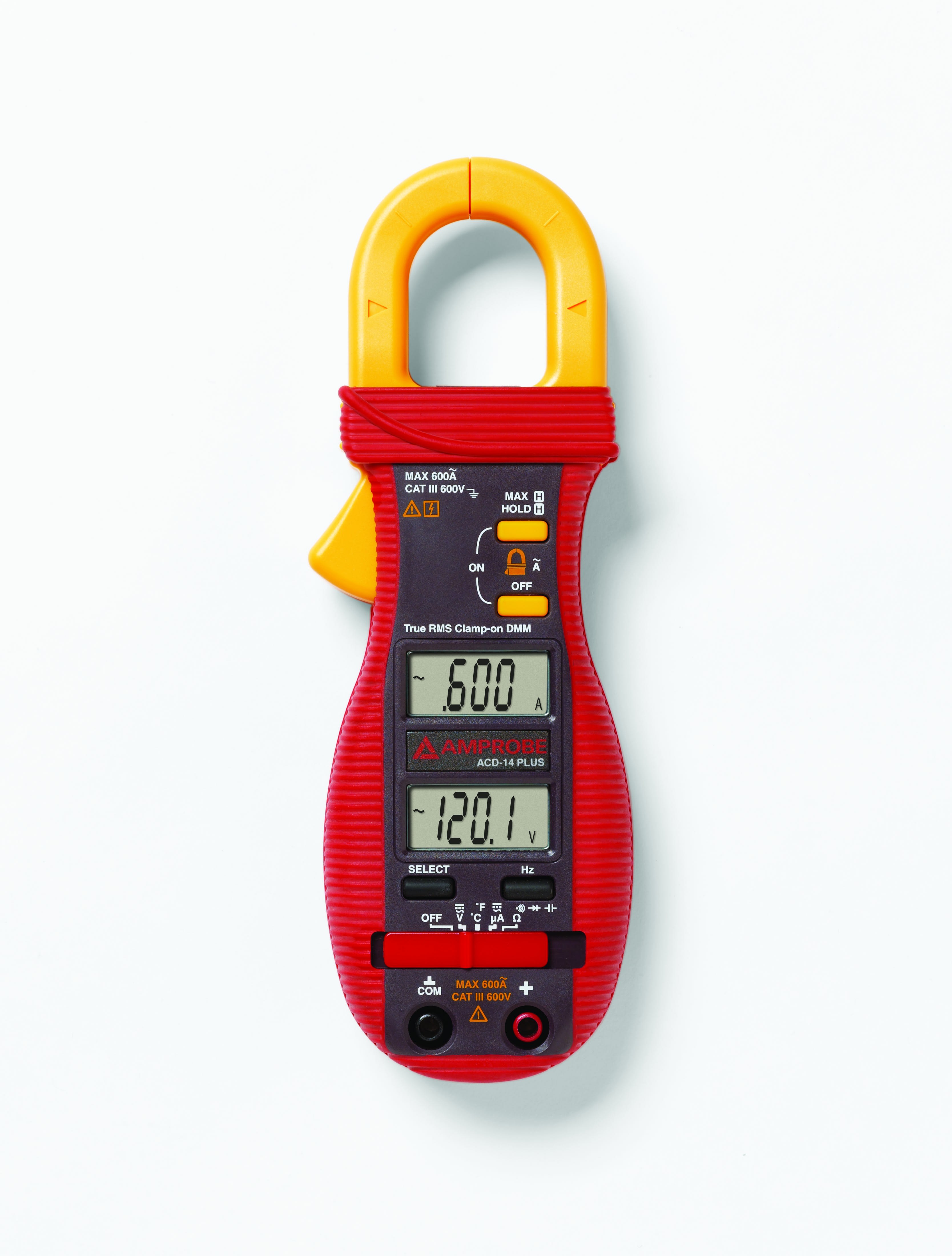 Fluke - ACD-14 plus Pince de courant AC, 600 A, resistance, temperature