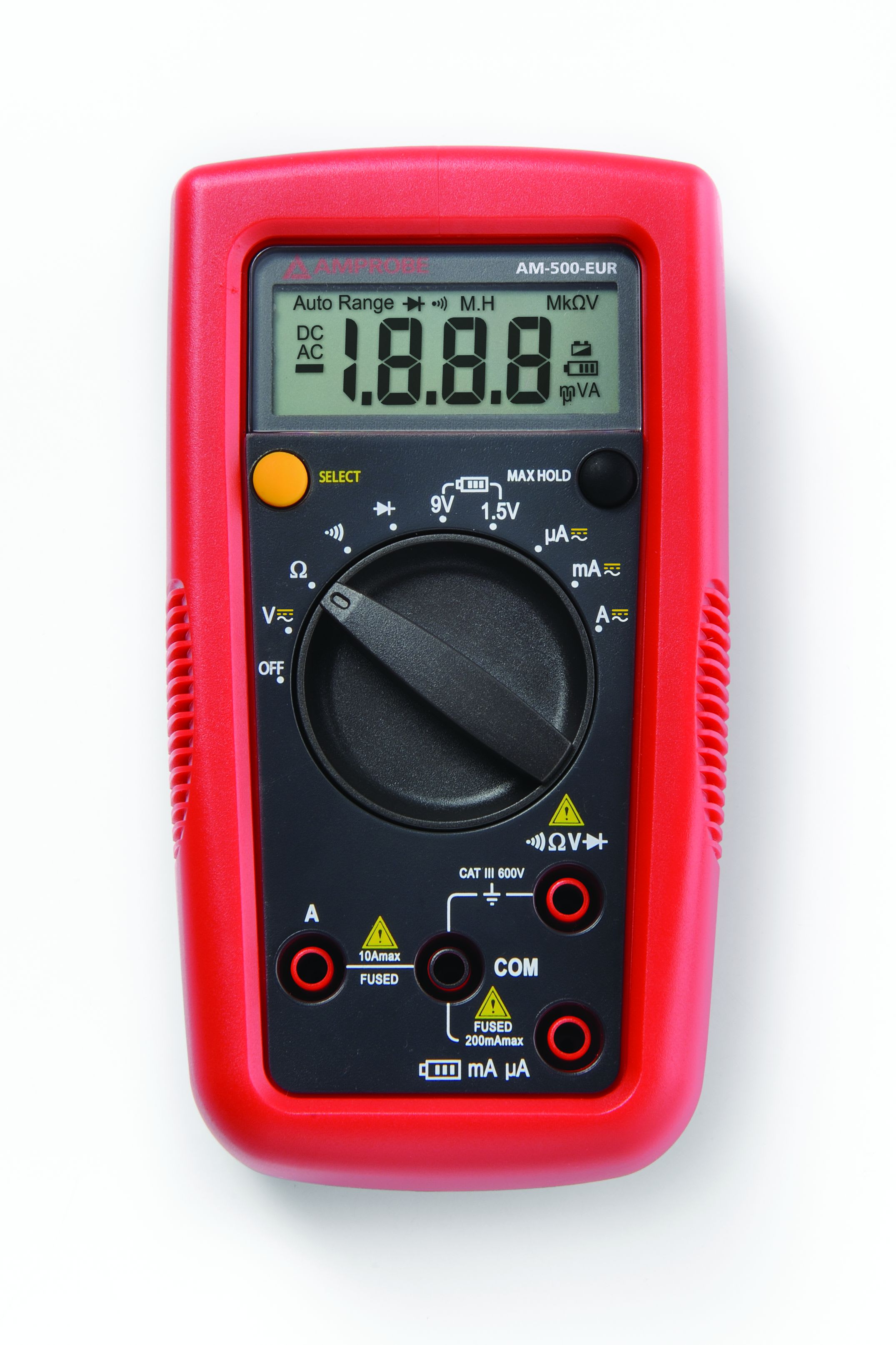 Fluke - AM-500-Eur multimetre numerique compact avec cordons de mesure
