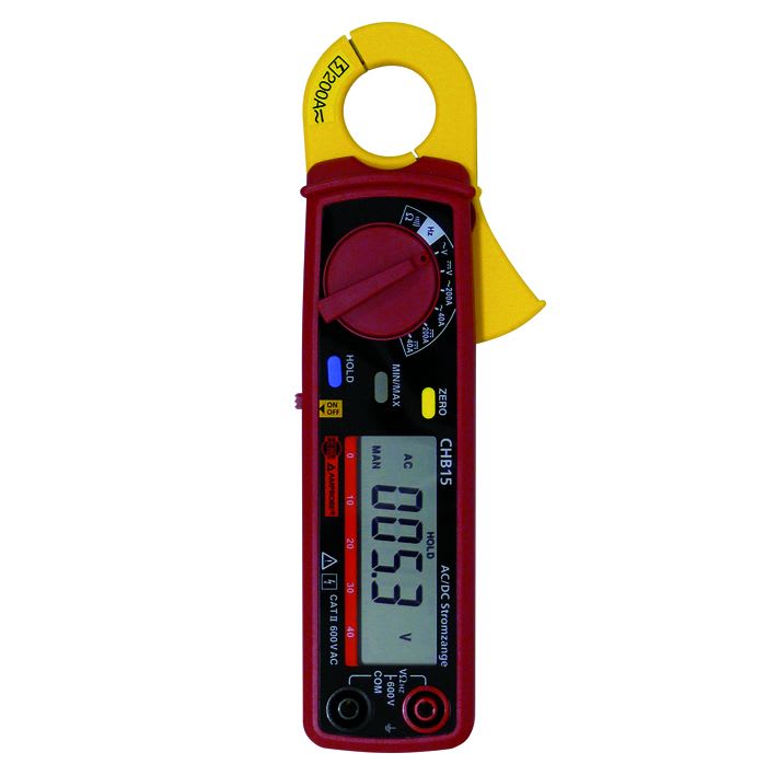 Fluke - CHB15-D Pince-multimetre 200Aac-dc, tension 400 Vac-dc, resistance, frequence