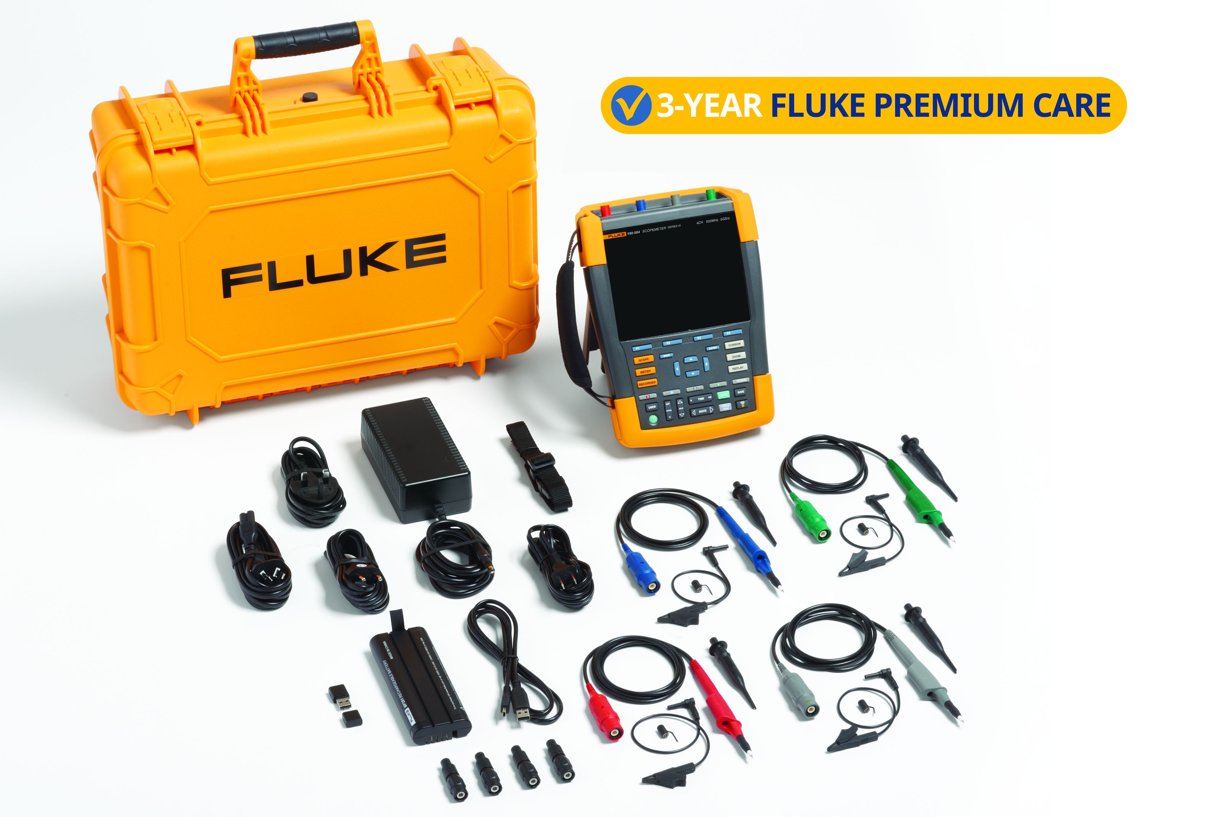 Fluke - 190-504/FPC 3 ANS UE, Fluke Premium Care 3 ans pour oscilloscope FLUKE-190-504