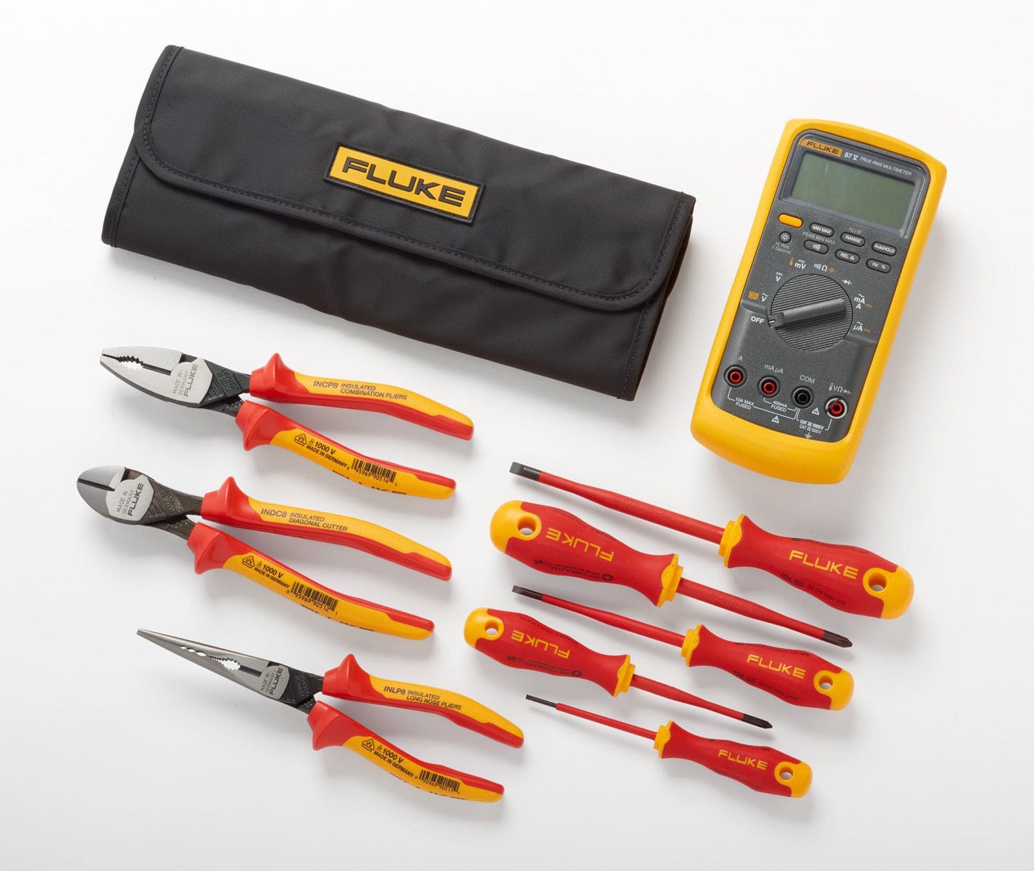 Fluke - IB875KEUR Pack multimètre industriel 87V + kit de 8 outils isolés