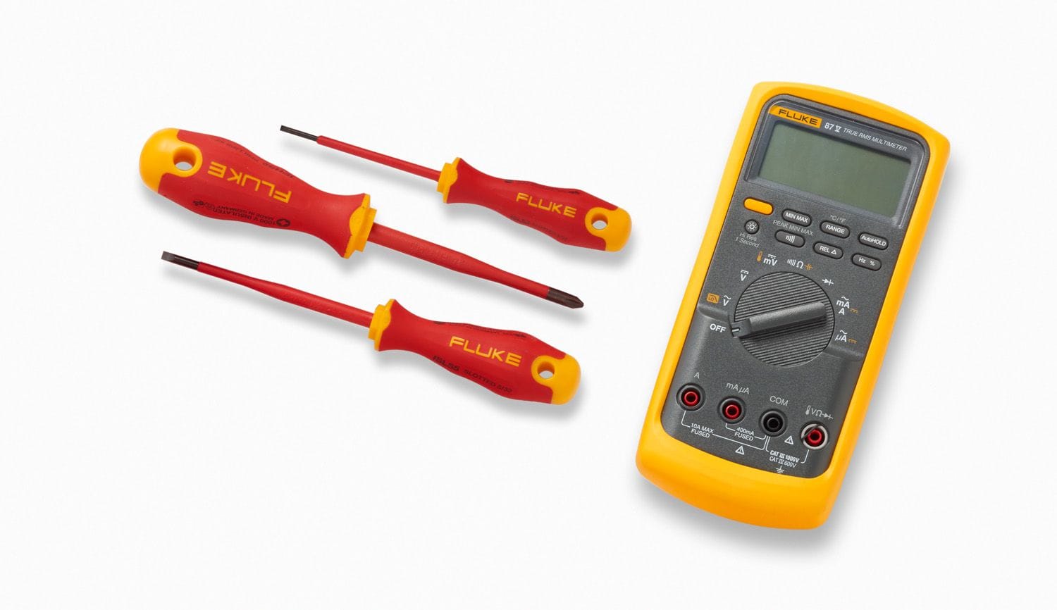 Fluke - IB875L Pack multimètre industriel Fluke 87V + 3 tournevis isolés