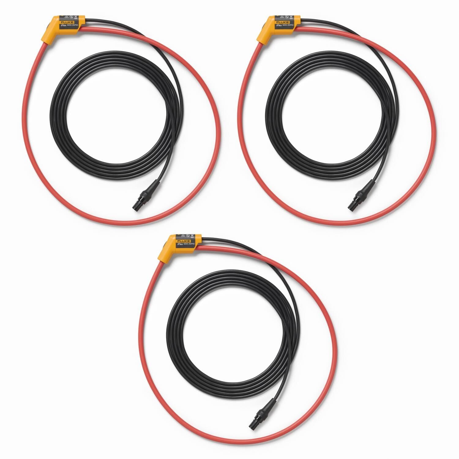 Fluke - I17XX-FLEX6KIP/3PK, Pack de 3 sondes IP65 iFlex 6000A 90cm pour Fluke-17xx