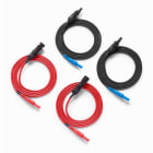 Fluke - FLK-TL1000-MC4, Pack de 2 sets de connecteurs MC4 2 bleus 2 rouges