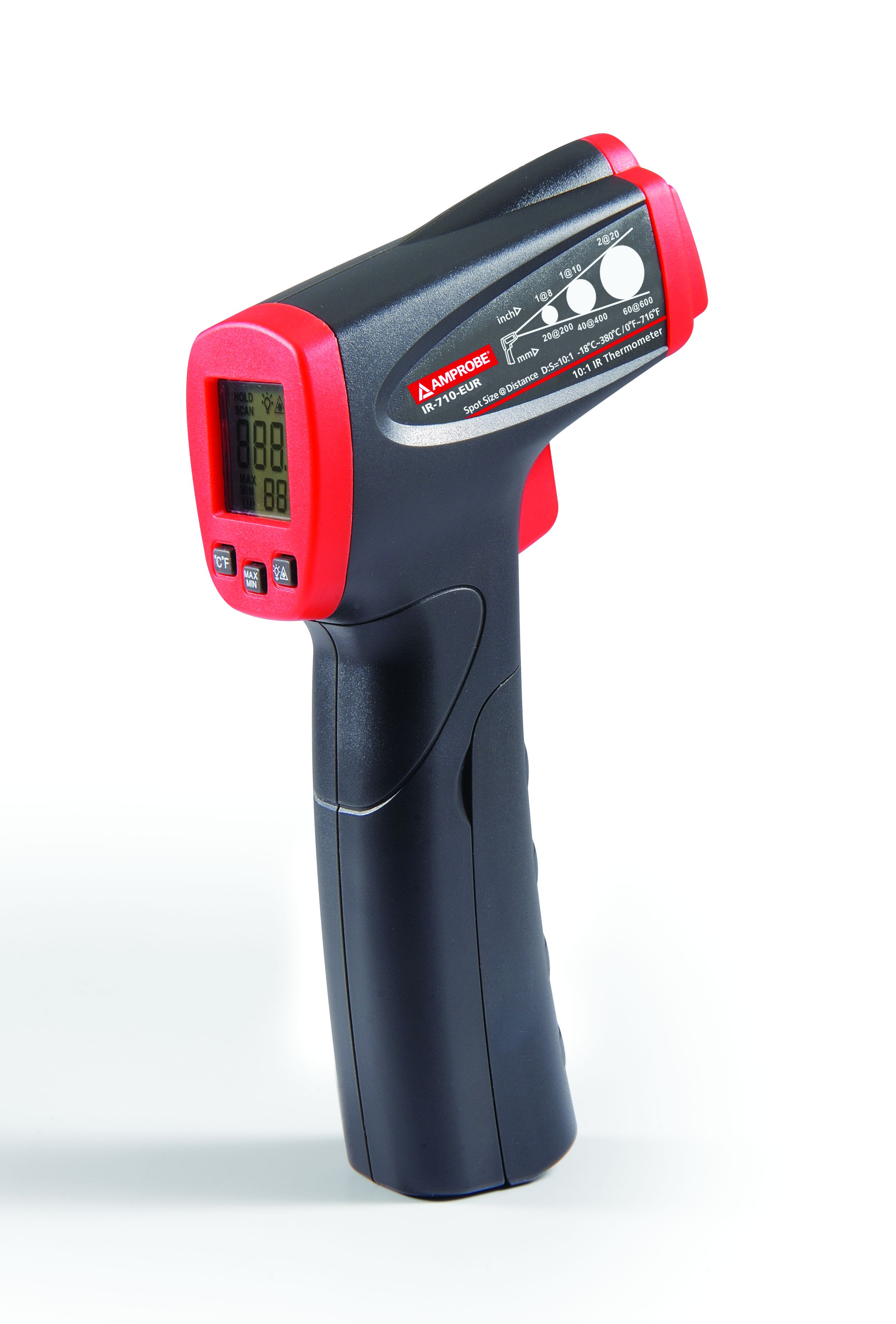 Fluke - IR-710-EUR Thermomètre infrarouge avec pointeur laser, 10:1, -18 à 380°C