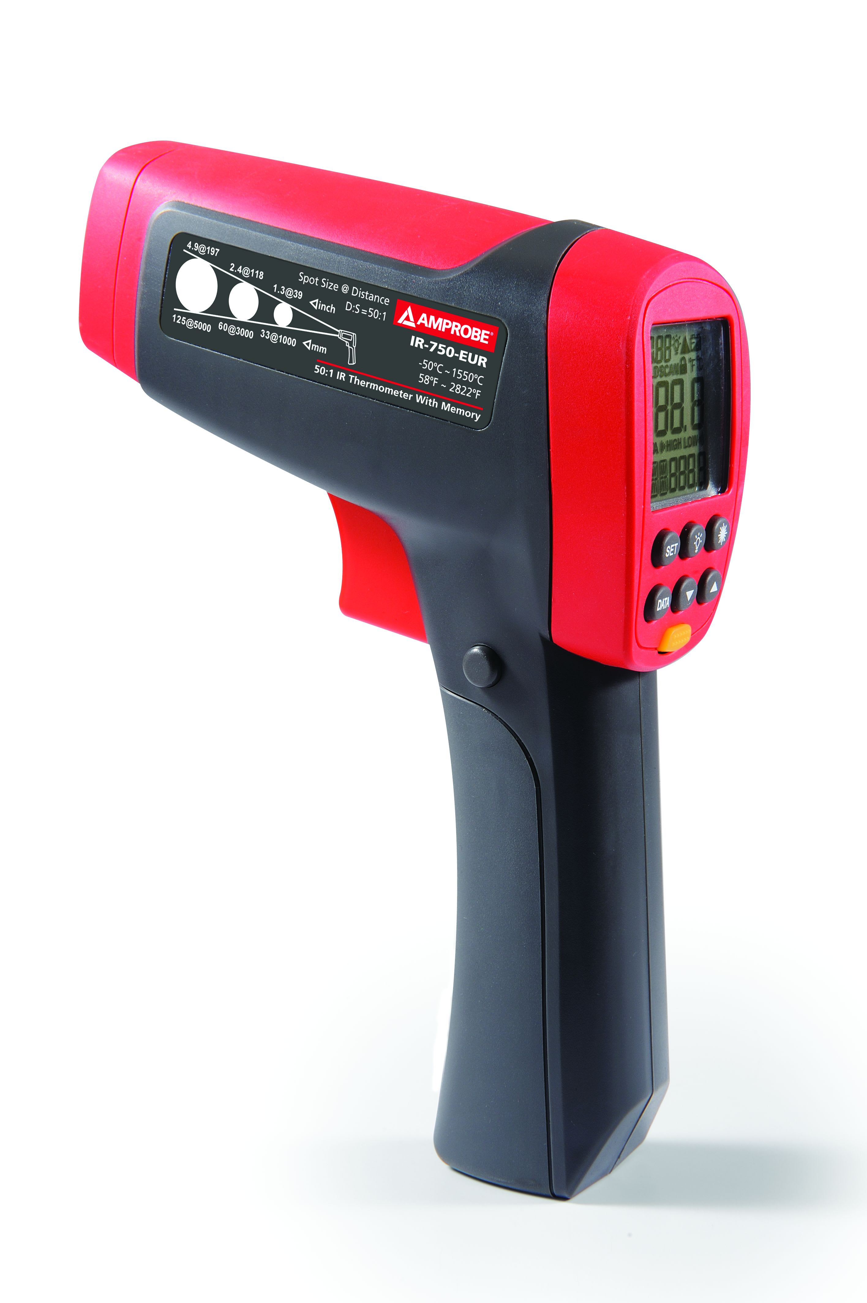 Fluke - Thermometre infrarouge avec pointeur laser 50:1, -50 a 1550C