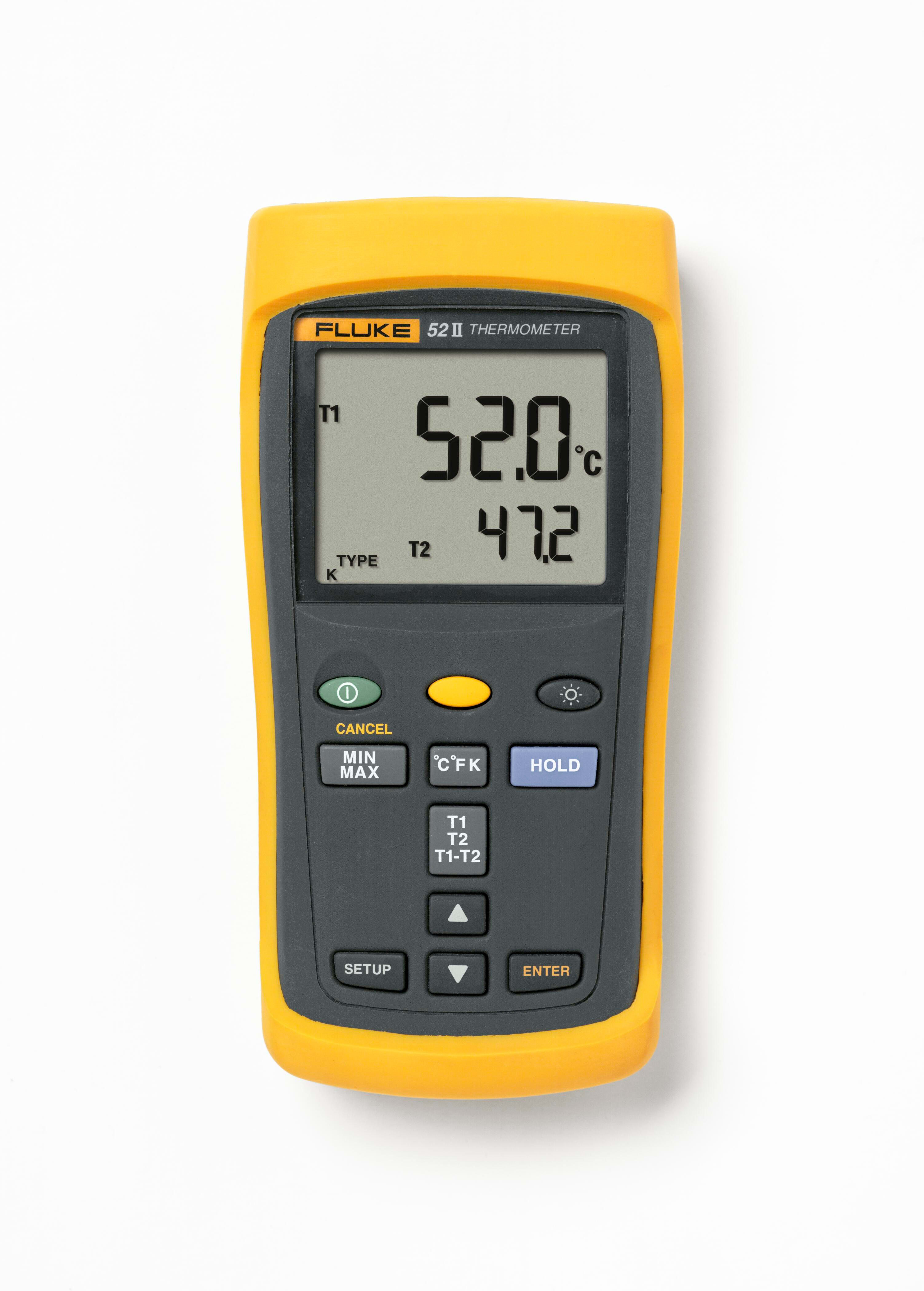 Fluke - Fluke-52-2 60HZ Thermomètre numérique thermocouples - double entrée