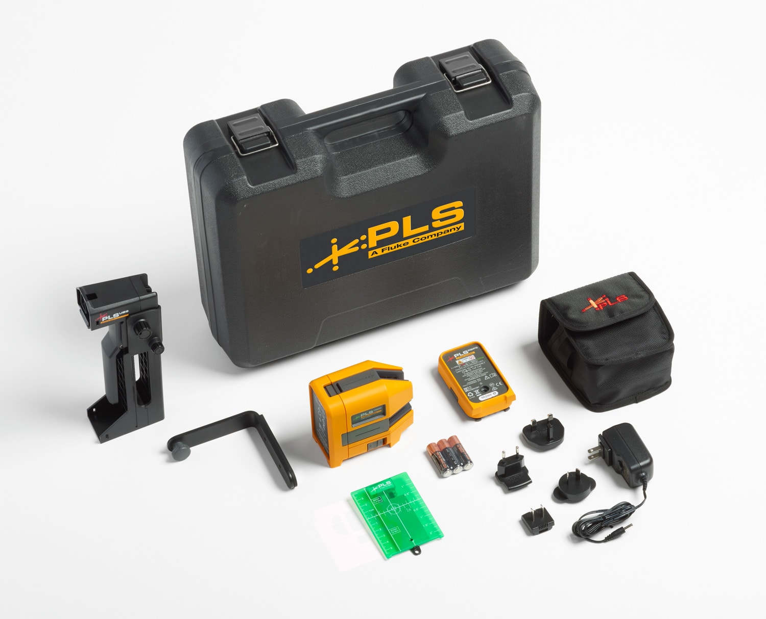 Fluke - PLS 180G RBP KIT kit niveau laser auto-nivelant avec croix vert