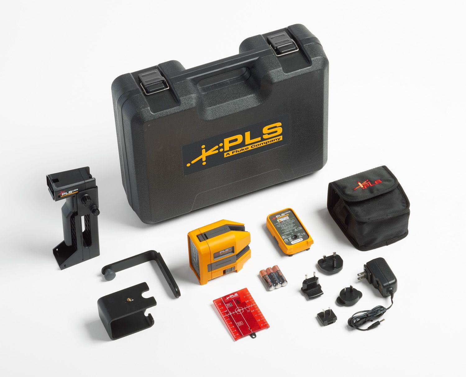 Fluke - PLS 6R RBP KIT niveau laser à 5 points rouge auto-nivelant