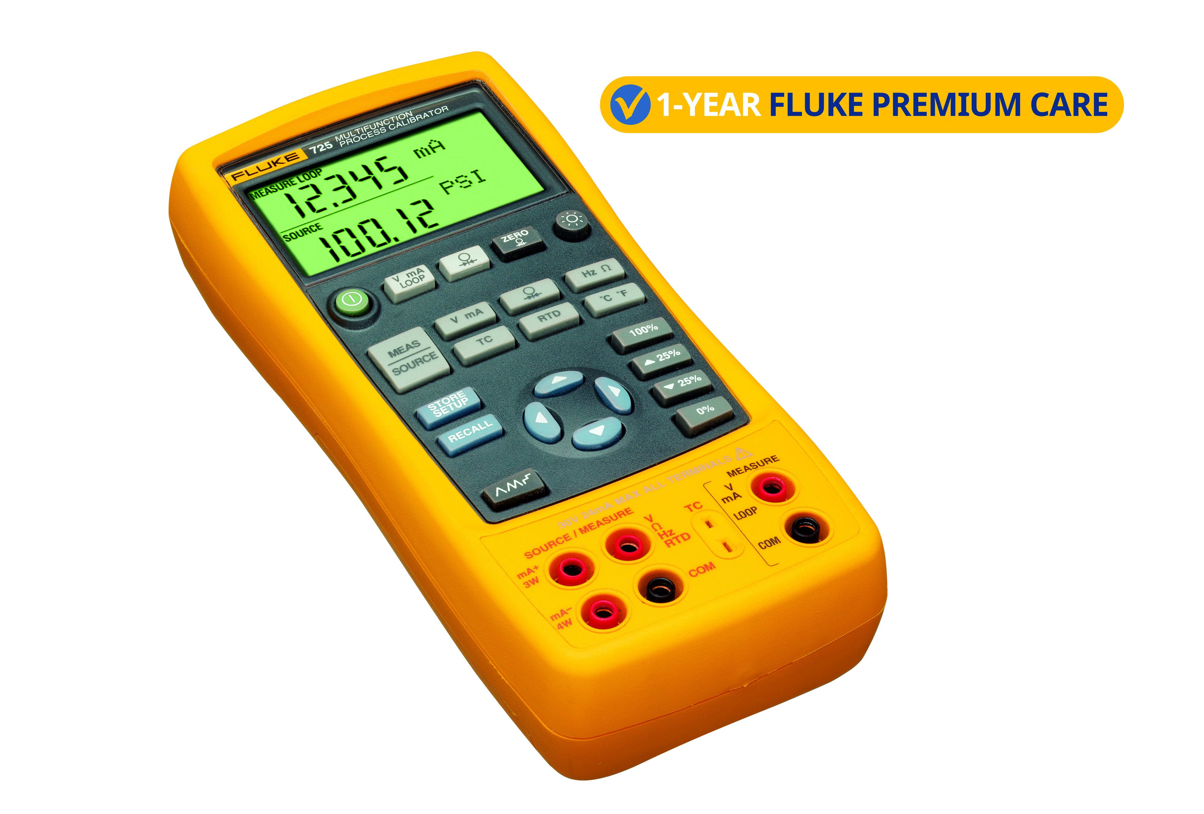 Fluke - FLUKE-725/FPC EU, Calibrateur de process Fluke-725 avec Fluke Premium Care 1 an