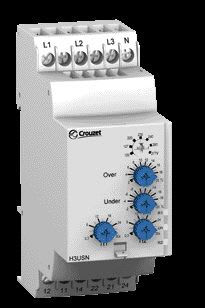 Crouzet - Relais de contrôle de tension M3Us 3X208/ 480 Vac
