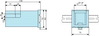 Crouzet - Adaptateur 48X48 et 72X72