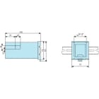 Crouzet - Adaptateur 48X48 et 72X72