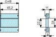 Crouzet - Terminating Resistor CANopen M12 (Female)