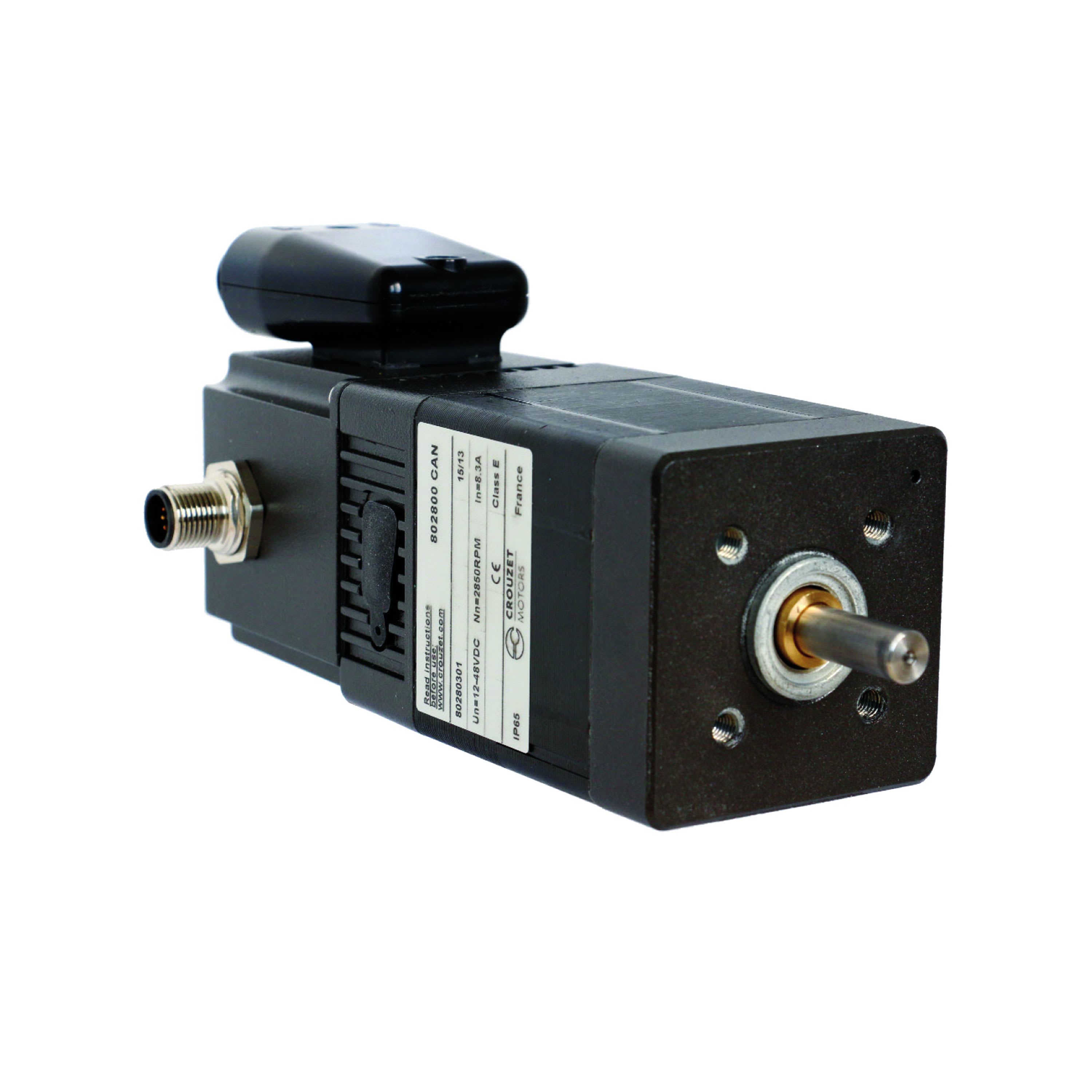 Crouzet - SQ57 Motor 66 W 12-32 VDC + Drive TNi21 0-10 V + Gearbox RAD10 Ratio 5