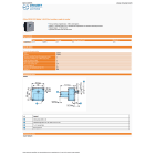 Crouzet - DC Brush Motor 828400 5000 RPM, VDC = 24, Dir. = 2, Con. = Tabs, Fil. = Var.