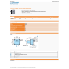Crouzet - DC Brush Geared Motor 828410 Dir.=2 5000RPM VDC=12 Con.=Tabs Fil.=Var. Ratio=150