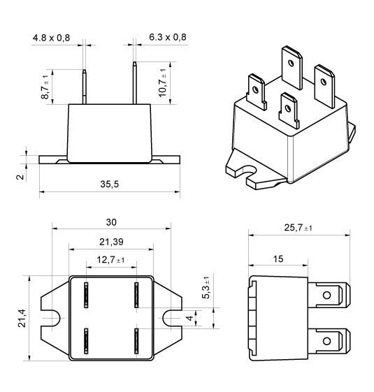 Crouzet - Temperature Sensors External Probe -10° / +40°C
