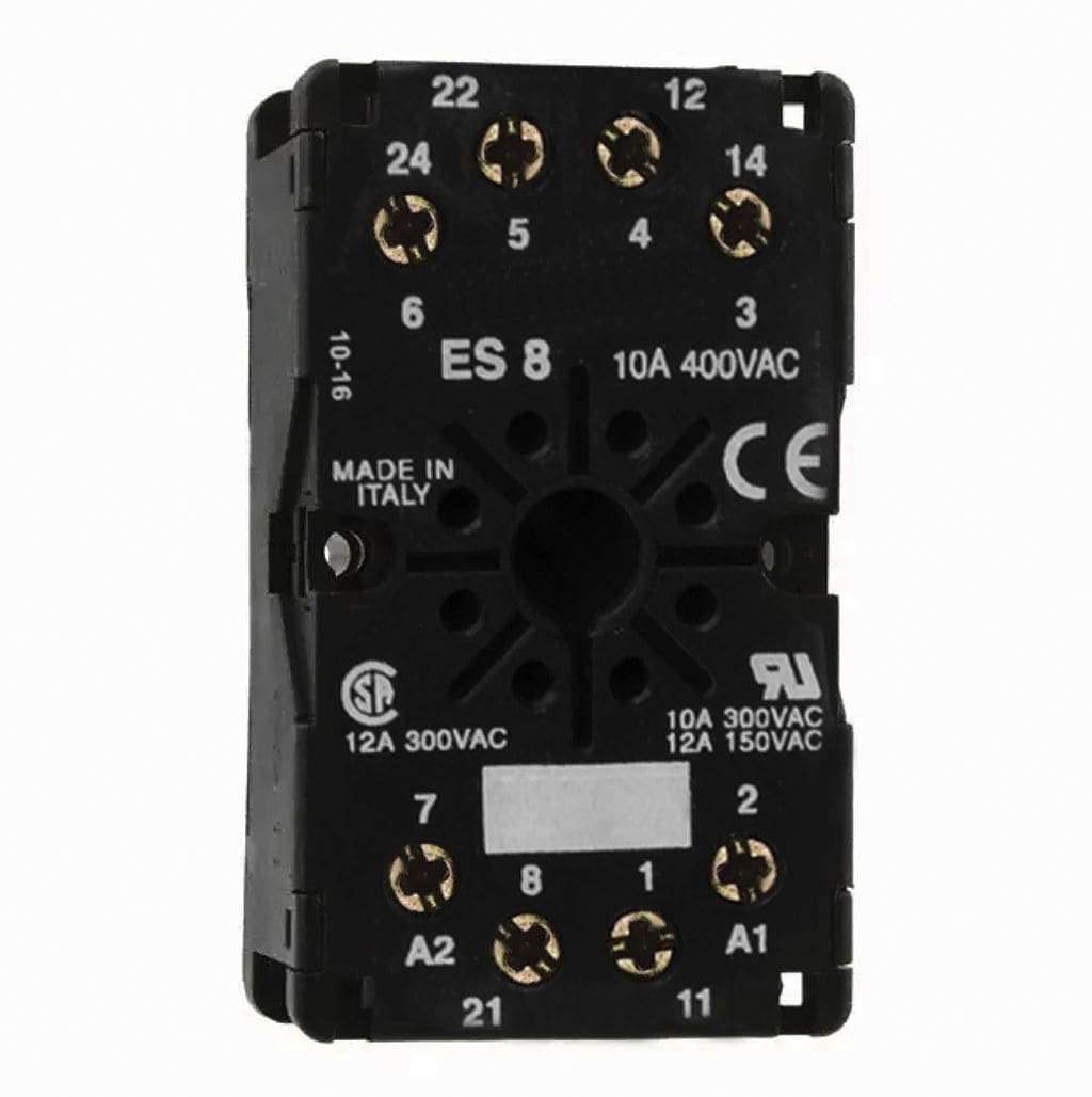 Crouzet - Embase pour rail DIN ou montage sur panneau à 8 broches