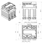 Crouzet - SSR, GNR, Single Phase, DIN Rail, 20A, IN 4-32 VDC, OUT 280 VAC, Zero Cross