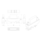 Crouzet - SSR, GNRD Mini, DIN Rail, 4A OUT 2-60 VDC, IN 5-30 VDC, DC Switching