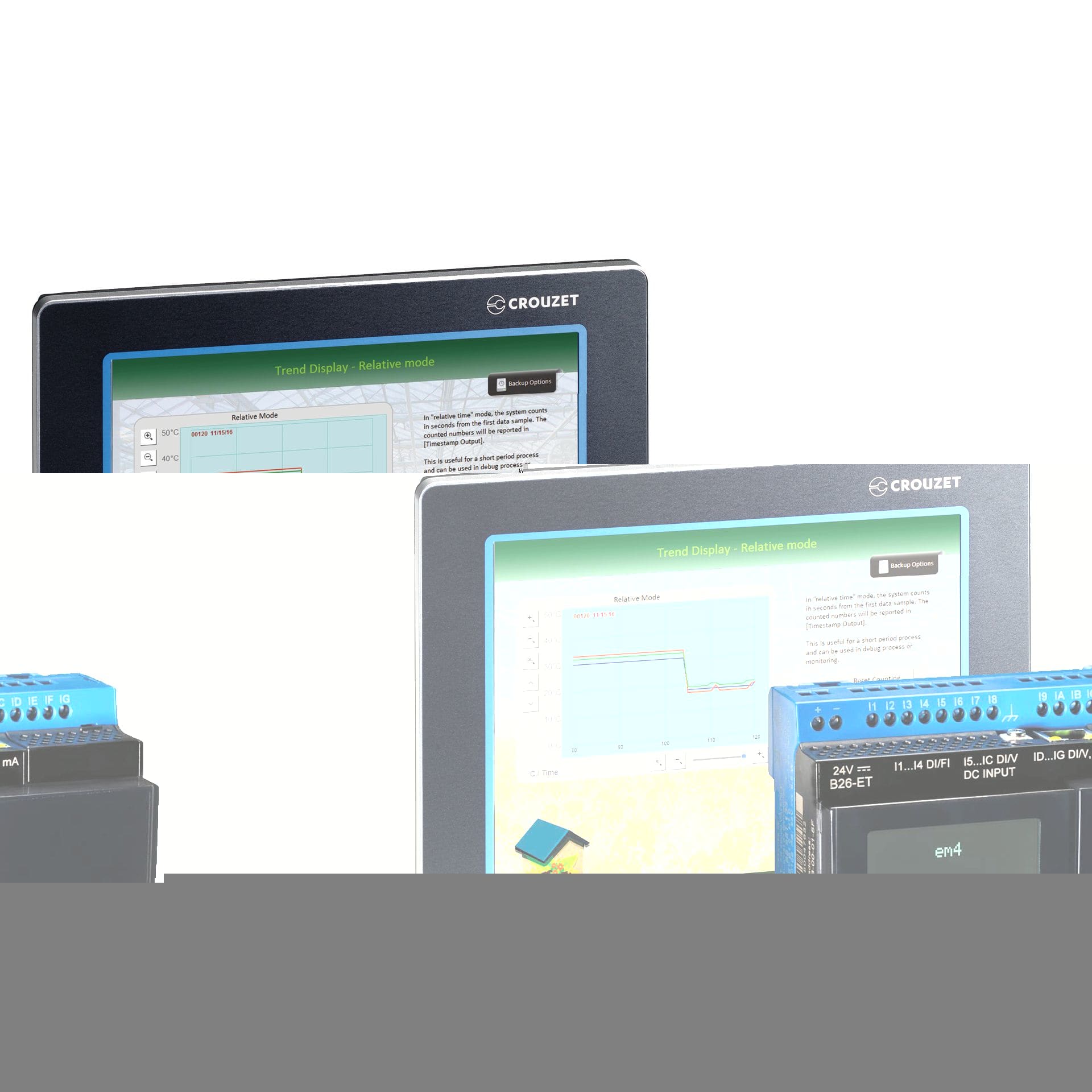 Crouzet - Crouzet Touch HMI CTP110N-Ethernet, Performance Version, Screen Only