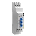 Crouzet - Relais de contrôle de tension MUS80, 24-48 VAC/VDC, 1 C/O, 5 A, 17,5 mm