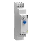 Crouzet - Relais temporisé Chronos 2 MHR1, 24VDC/ 24-240VAC, 1 C/O, 8A, 0,1s-100h, 17,5 mm