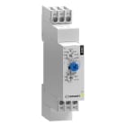 Crouzet - Relais temporisé Chronos 2 MXR1, 24VDC/ 24-240VAC, 1 C/O, 8A, 0,1s-100h, 17,5 mm