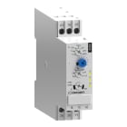 Crouzet - Relais temporisé Chronos 2 RX2R1, 24 VDC/24-240 VAC, 2 C/O 8A, 0.1s-100h, 22.5mm