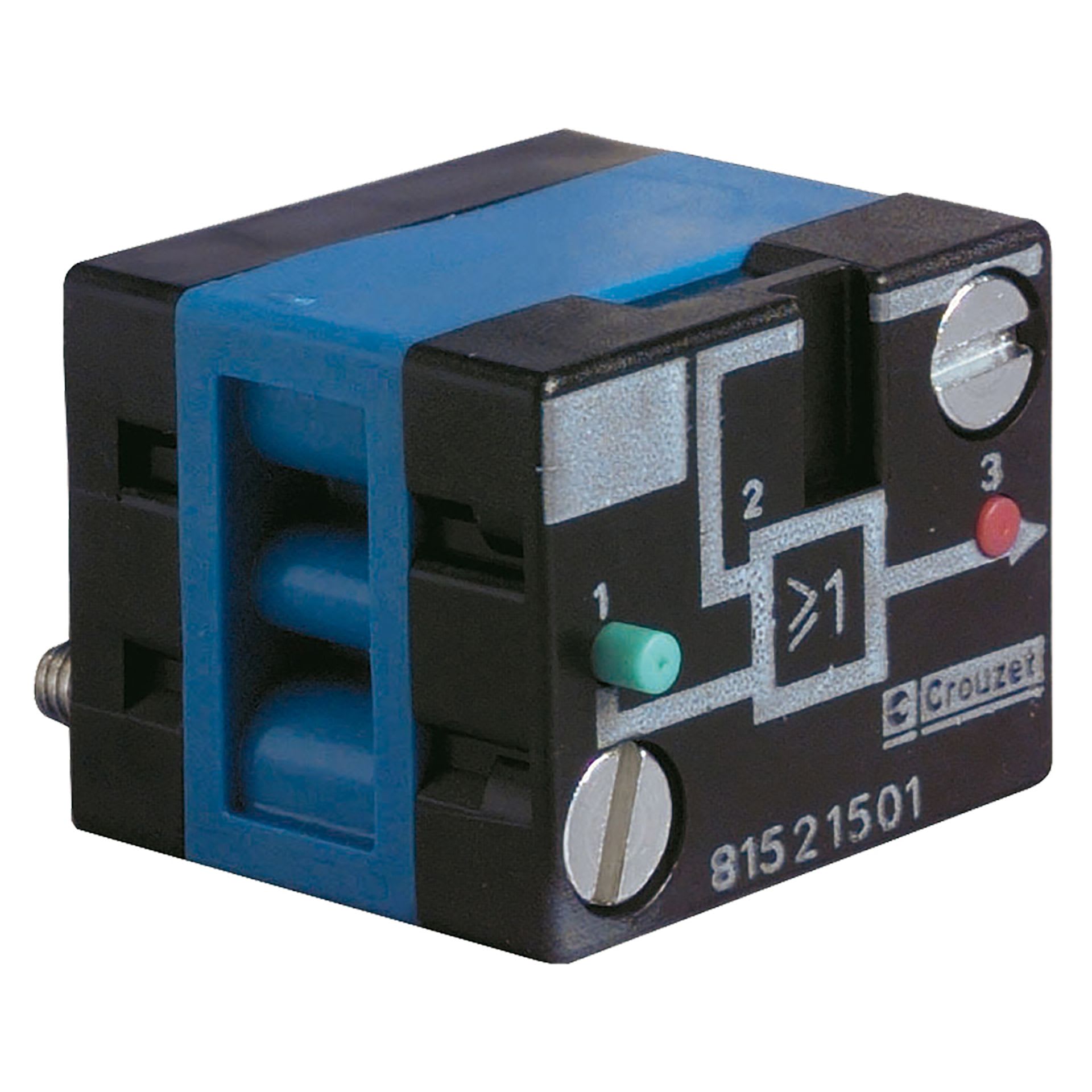 Crouzet - Cellule logique, fonction ET, raccord rapide de Ø 6 mm pour tube semi-rigide