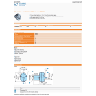 Crouzet - DC Brush Geared Motor 828610 Dir.=2 5000RPM VDC=24 Con.=Tabs Fil.=Var. Ratio=200