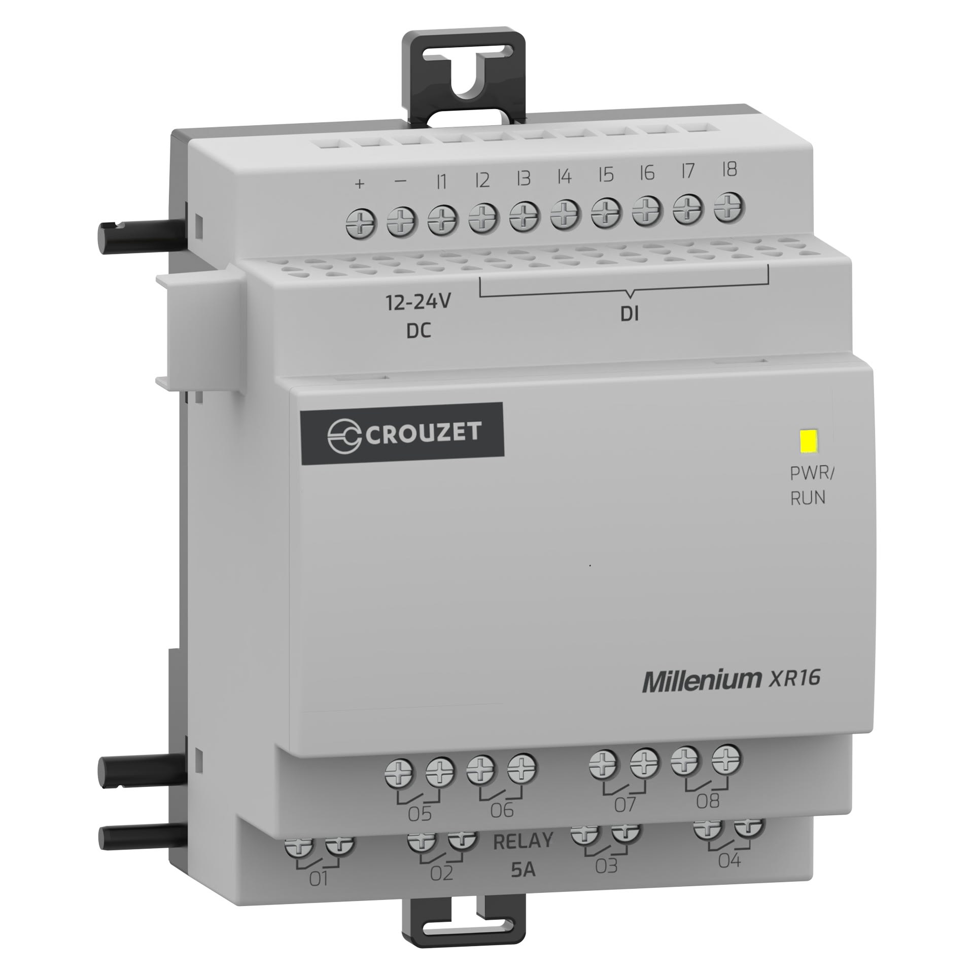 Crouzet - Extension digitale Millenium, 70 mm, 16 E/S, 12-24 VDC