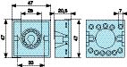 Crouzet - 11-Pin Solder Rear Base