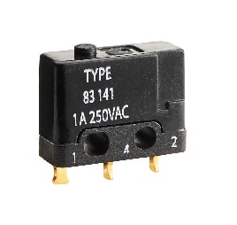 Crouzet - Microswitch, Sub-subminiature, 83141 Series, 83141 I W2 55AS
