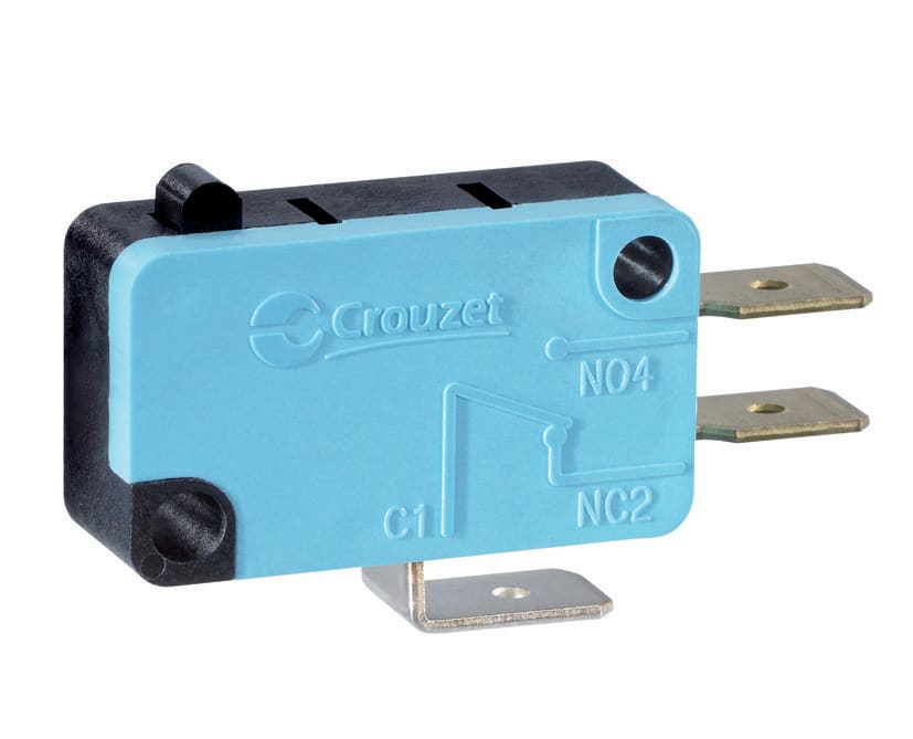 Crouzet - Microswitch, Miniature, V3D-8326 Series, 83261 I W3 METALPLGR SP932803