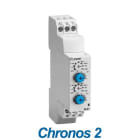 Crouzet - Chronos 2 Timer, Mlr1, Din Rail, 17.5Mm, 20-30 Vdc-20-264 Vac, 1X8A, 0.1S->100H
