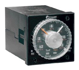 Crouzet - Analog Timer, Tmr48 L,  Panel Mount, 12 -240 Vdc/ 24-240 Vac, 2X5A