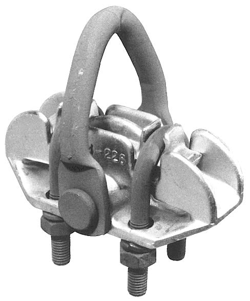 Dervaux Distribution - Pince de suspension à serrage par étrier câble cuivre 4C76M150D