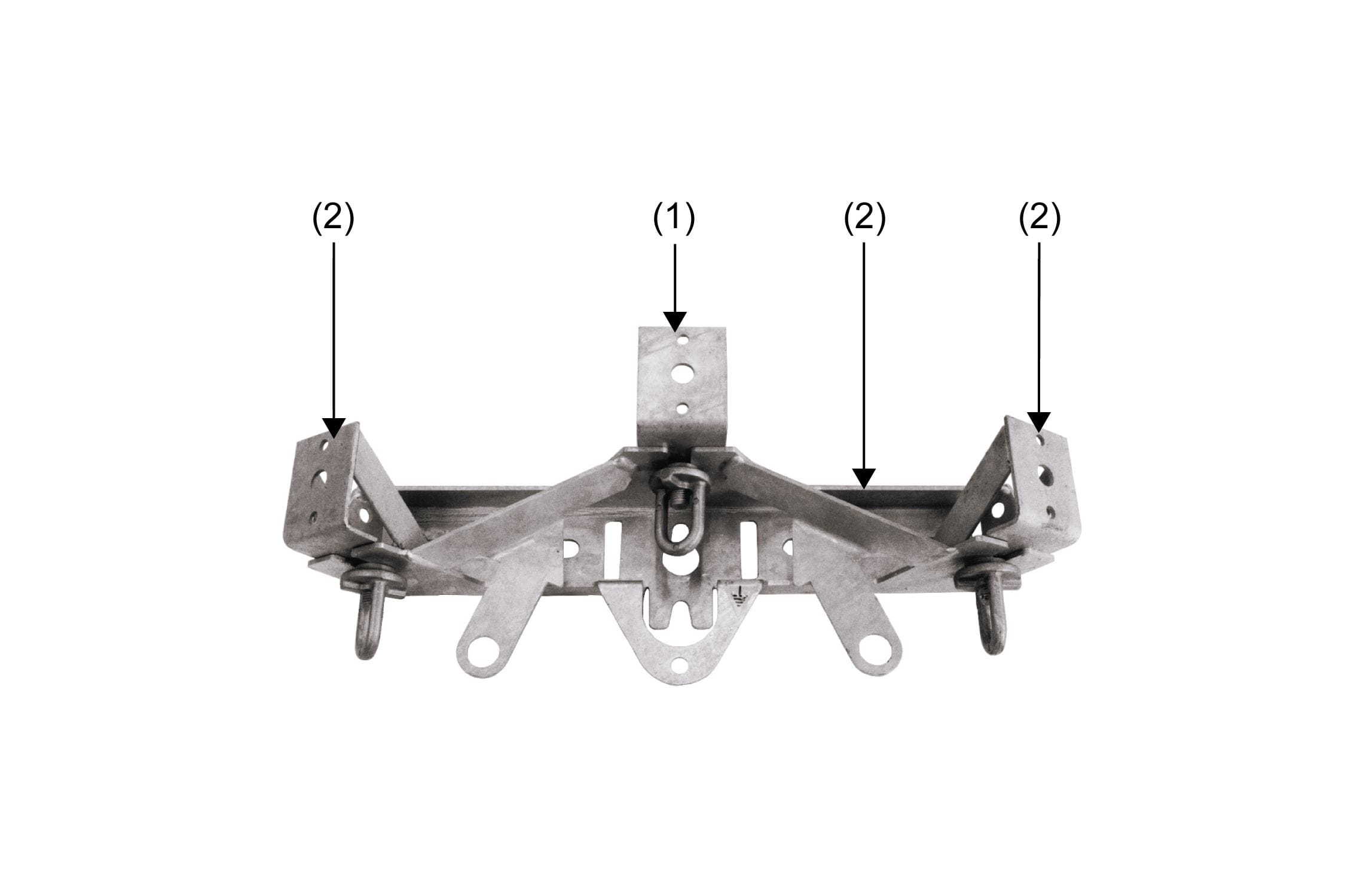 Dervaux Distribution - FPSC ferrure support de parafoudre poste cabine - Codet 6886429