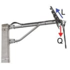 Dervaux Distribution - KBG 500 kit de fixation par goussets en carré de 50