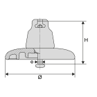 Dervaux Distribution - U40 isolateur en norme de 11 - Codet 6610047