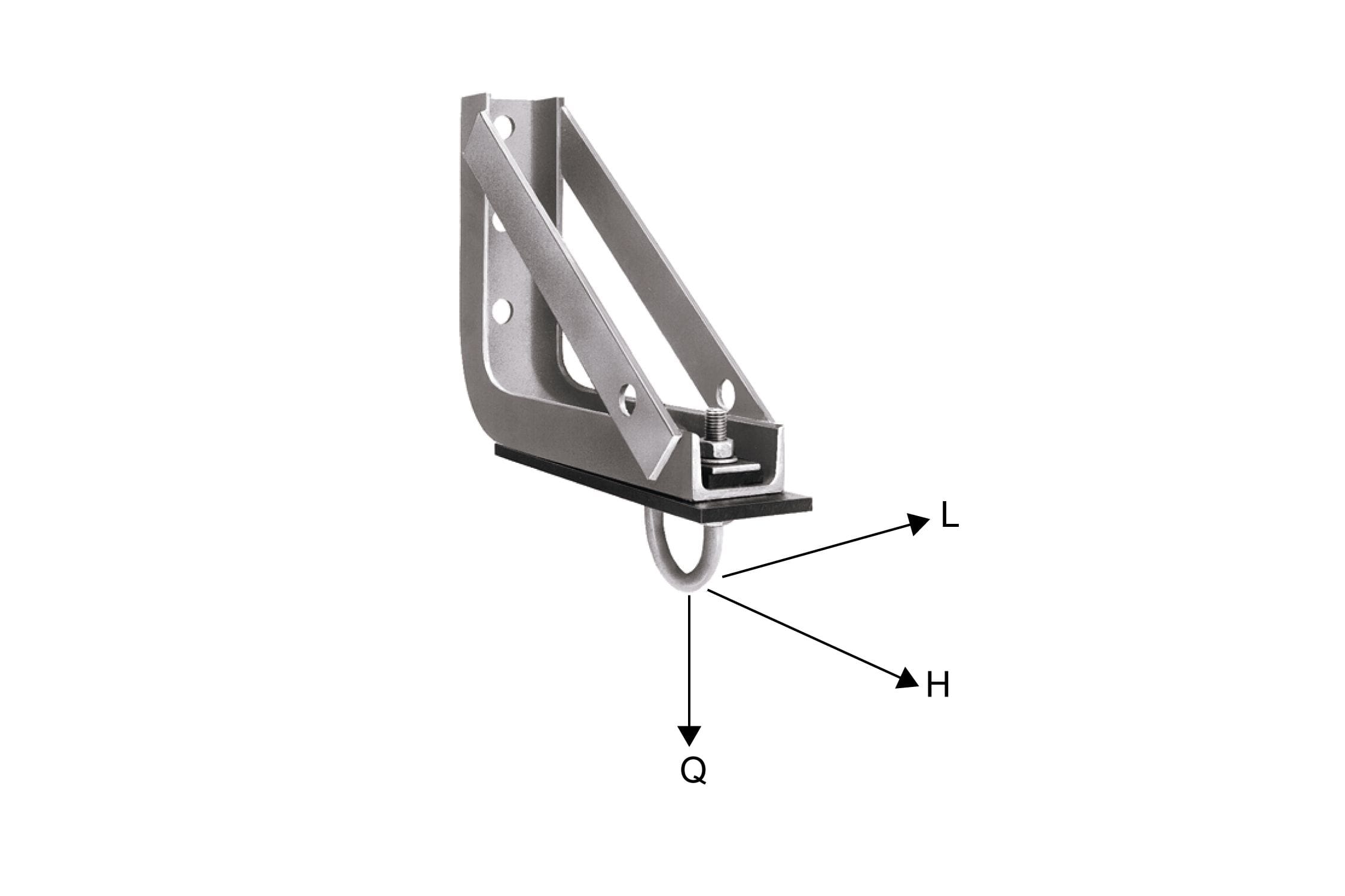 Dervaux Distribution - CS25 console pour ensemble de suspension ES5025 ou ES5025 fusiblé