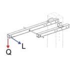 Dervaux Distribution - BRAS ARRET CABLE TORSADÉ bt composé de 2 bras en TC70 et une tige filetée