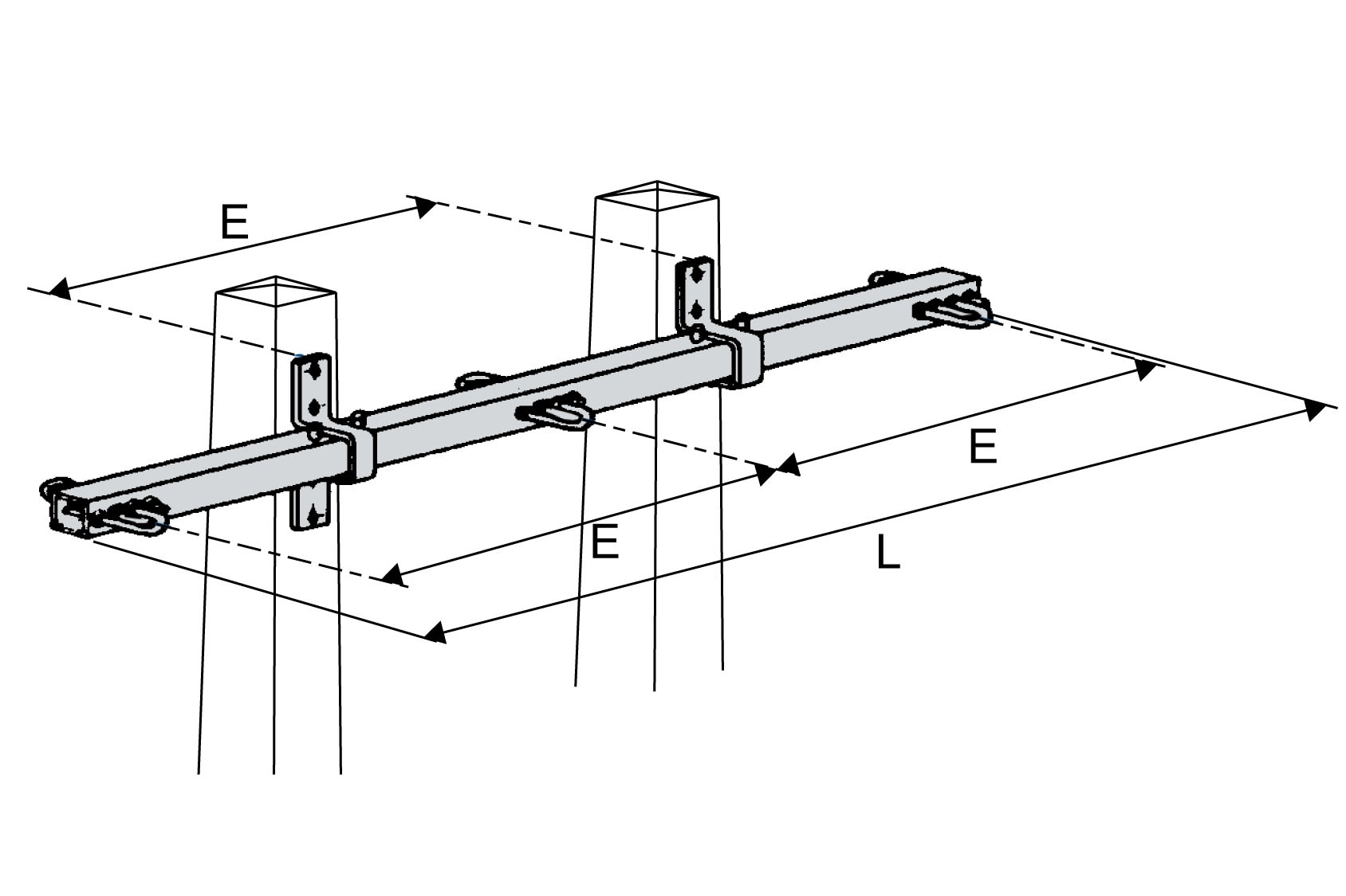 Dervaux Distribution - NA5Y5000D portique CAMELIA à faible déformation - Codet 6855418