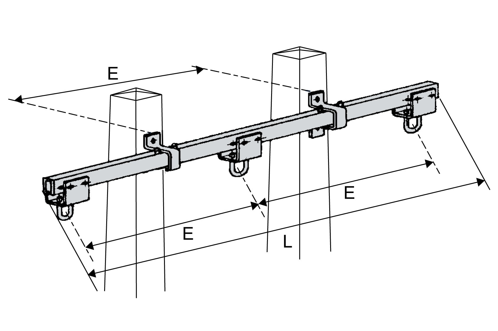 Dervaux Distribution - ND4X1600 portique CAMELIA à faible déformation - Codet 6855551