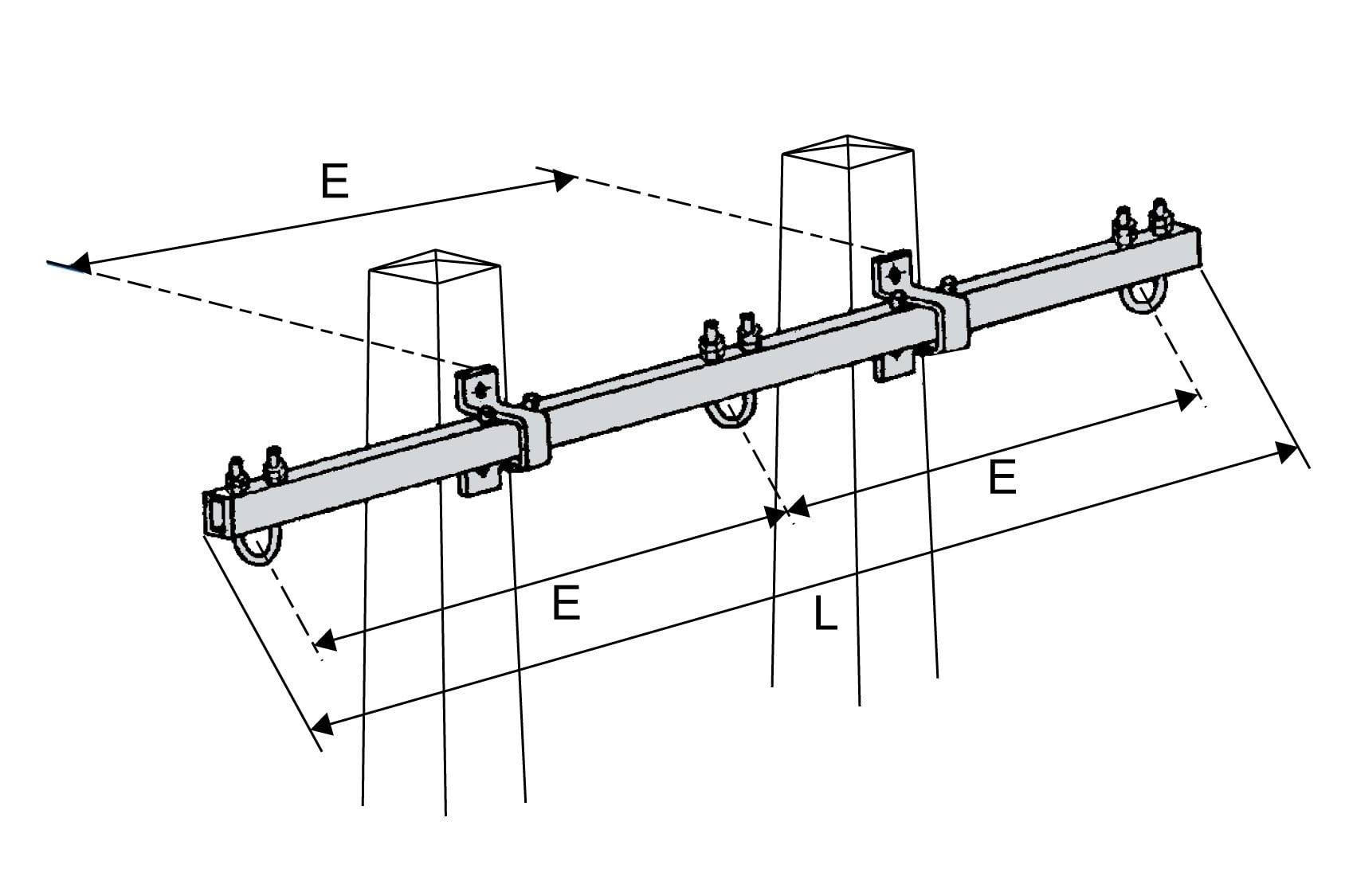 Dervaux Distribution - NS4X1600 portique CAMELIA à faible déformation - Codet 6855601