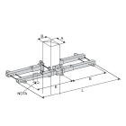 Dervaux Distribution - Traverse double ancrage en nappe horizontale KIA1Y6300D